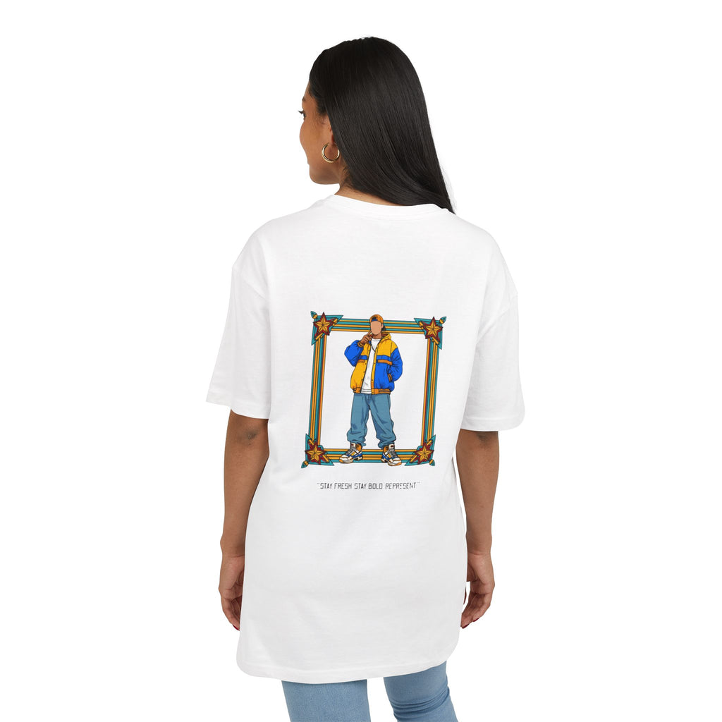 Graphic Tee — Framed Urban Skateboarder Illustration with 'Love From Your Favorite Aunt'