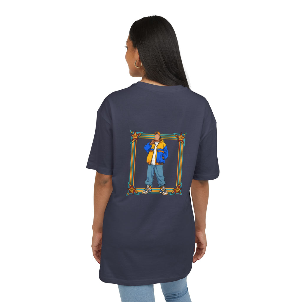 Graphic Tee — Framed Urban Skateboarder Illustration with 'Love From Your Favorite Aunt'