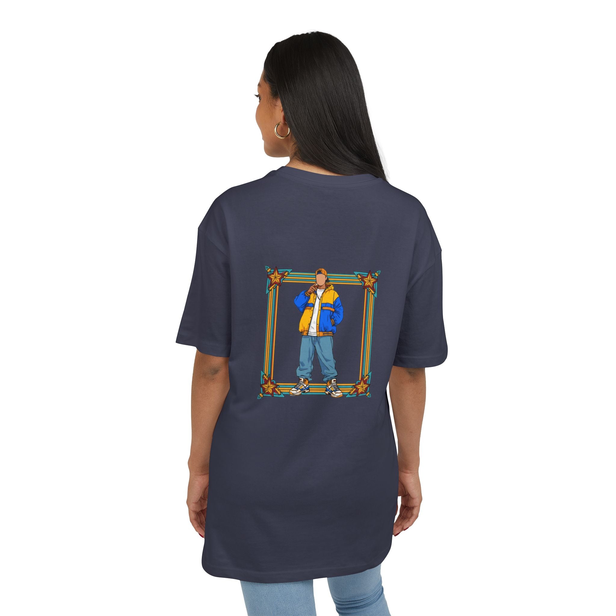 Graphic Tee — Framed Urban Skateboarder Illustration with 'Love From Your Favorite Aunt'