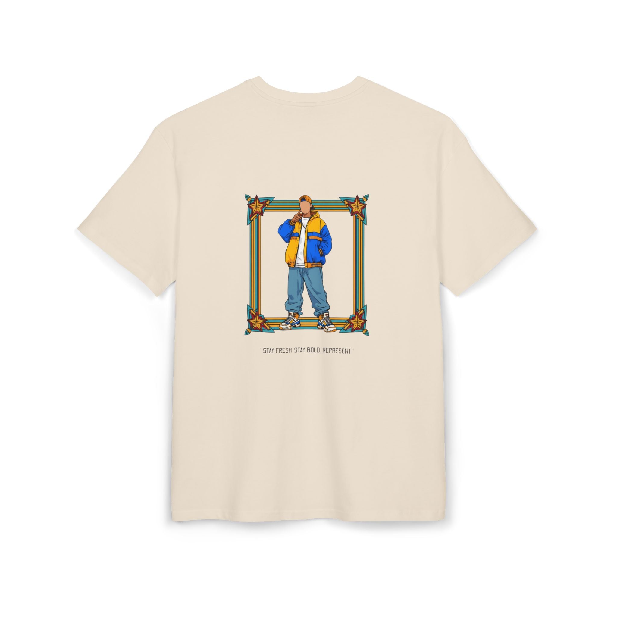 Graphic Tee — Framed Urban Skateboarder Illustration with 'Love From Your Favorite Aunt'