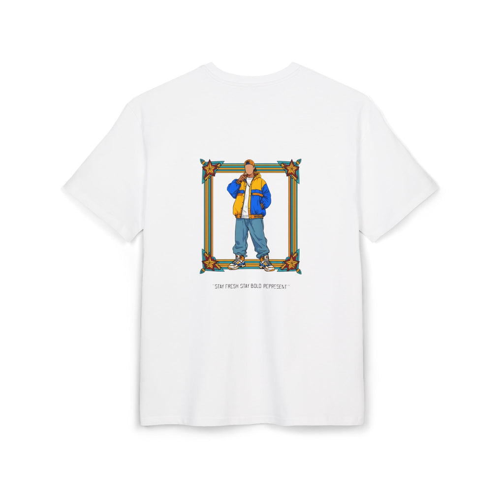 Graphic Tee — Framed Urban Skateboarder Illustration with 'Love From Your Favorite Aunt'